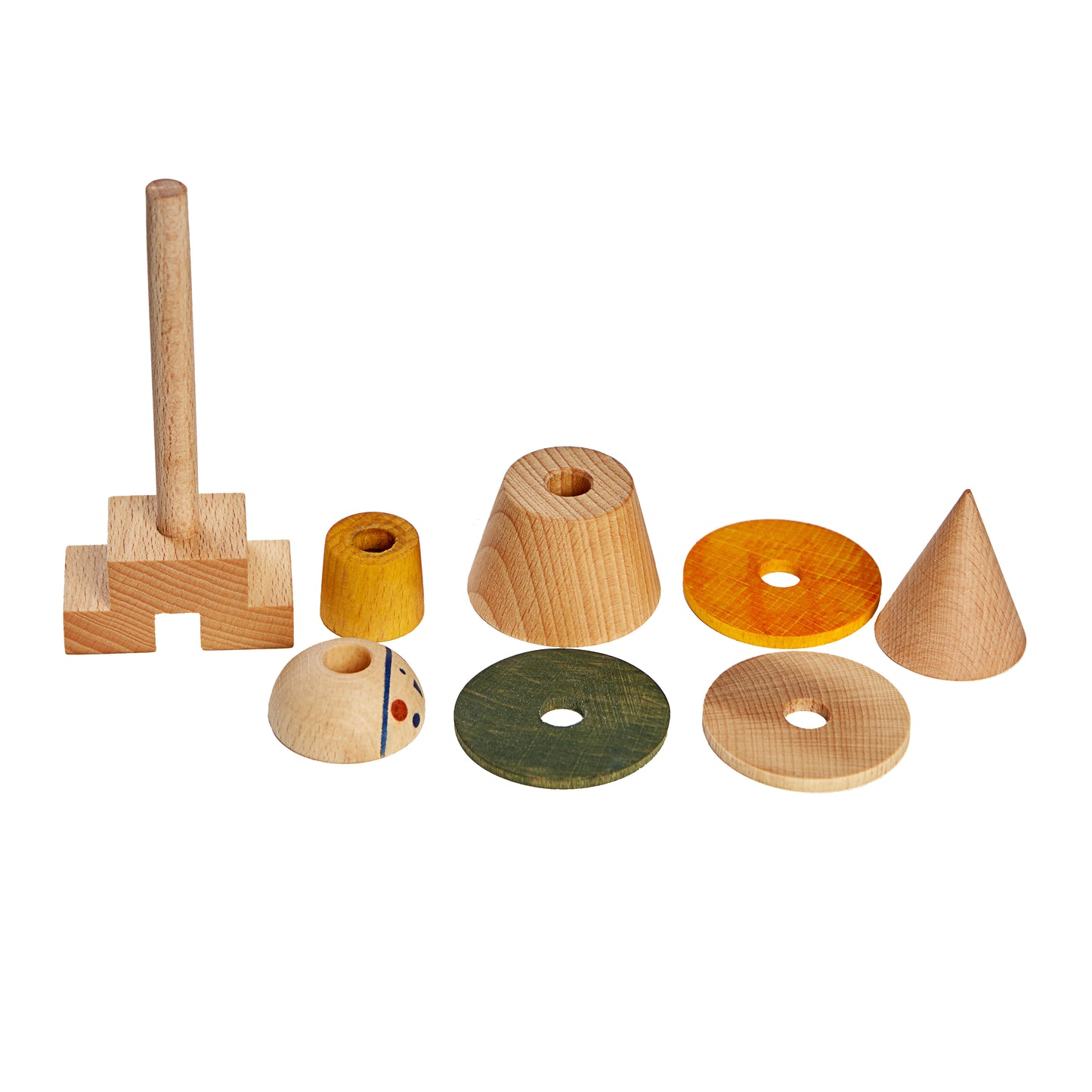 Wooden Story Stacking Toy Stick Fig No.01
