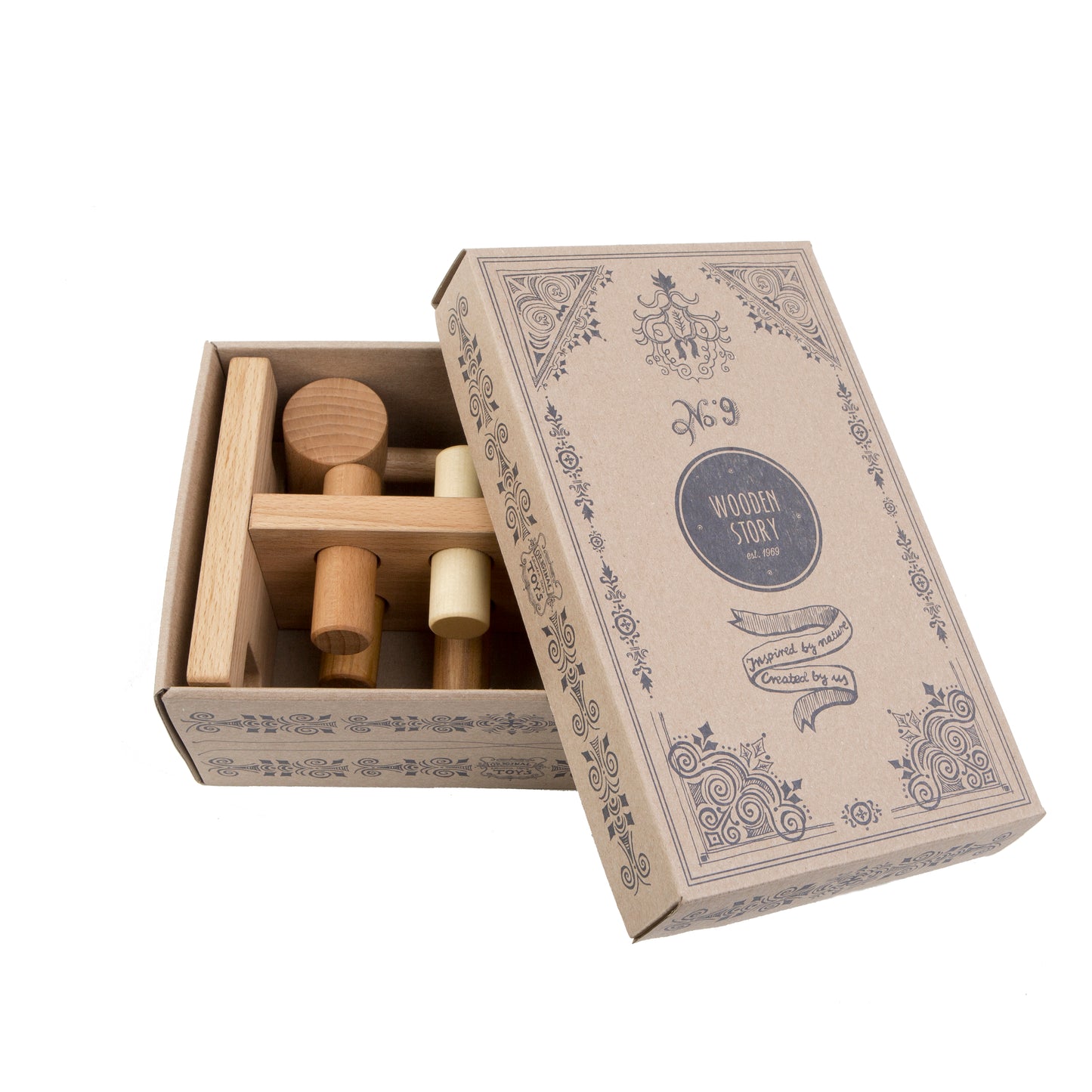 Wooden Story Natural Pound-A-Peg