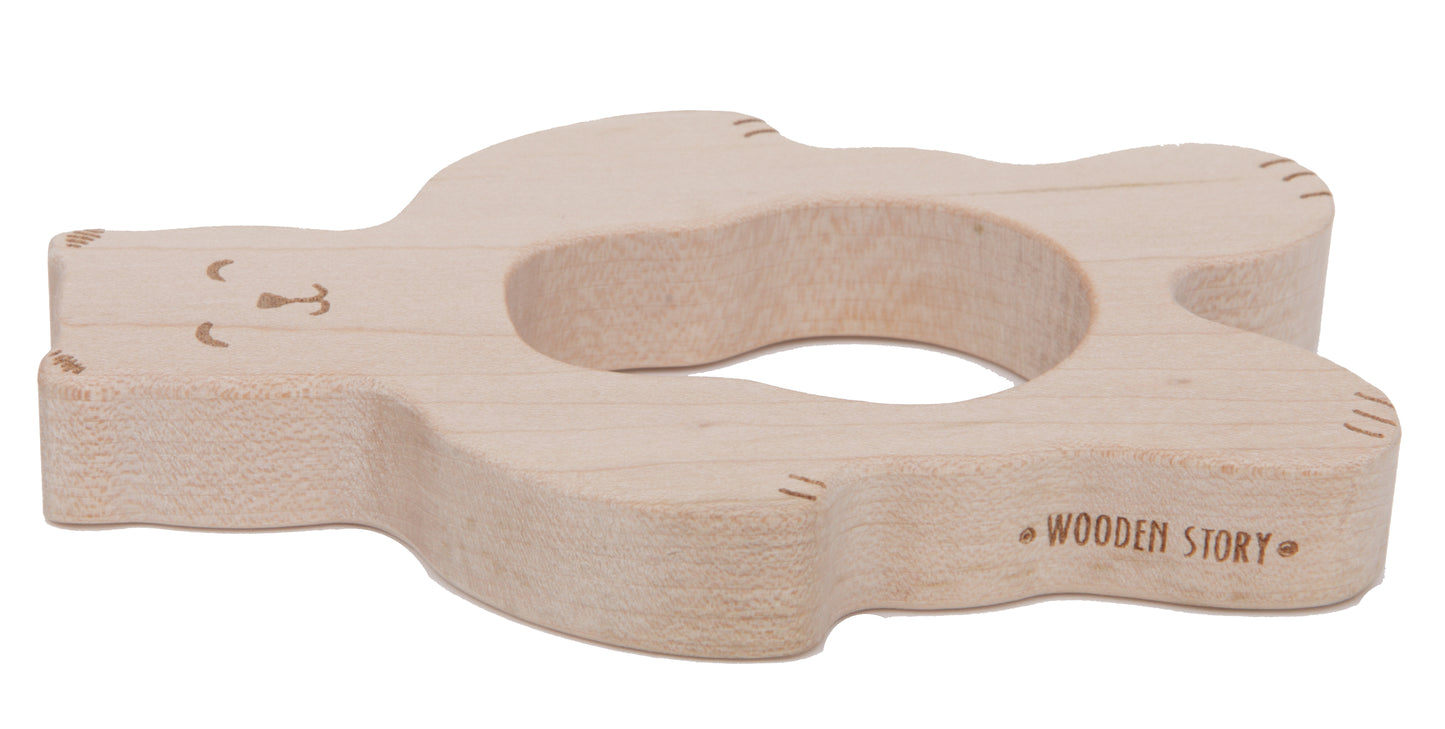 Wooden Story Wooden Teether- Smily Bear