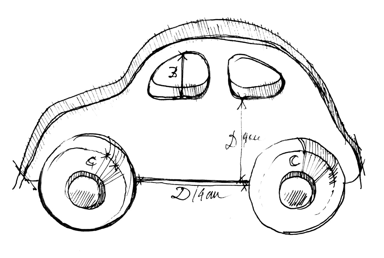 Wooden Story 30's Car