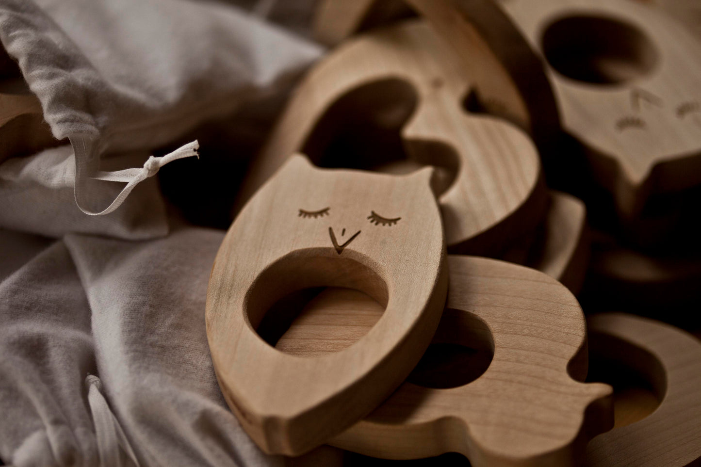 Wooden Story Wooden Teether- Smily Bear