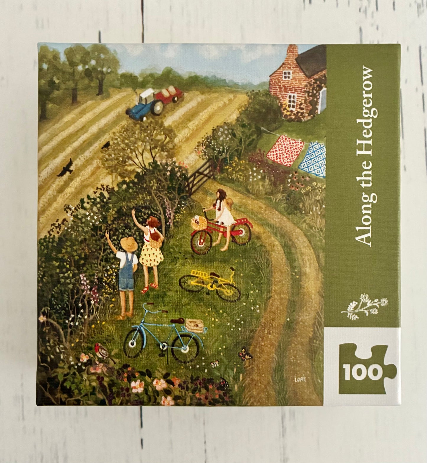 Along the Hedgerow Mini Puzzle (100 Piece)