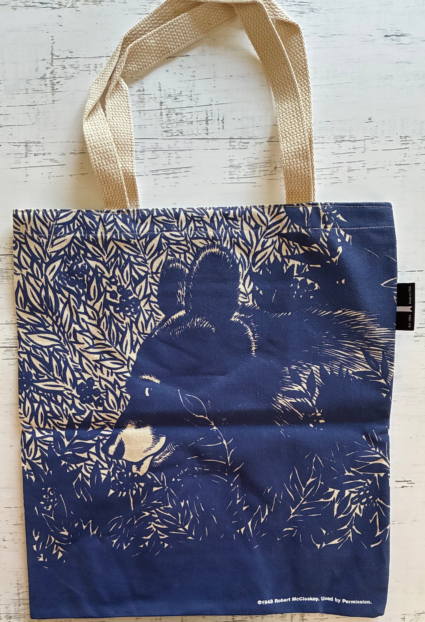 Blueberries for Sal Tote Bag