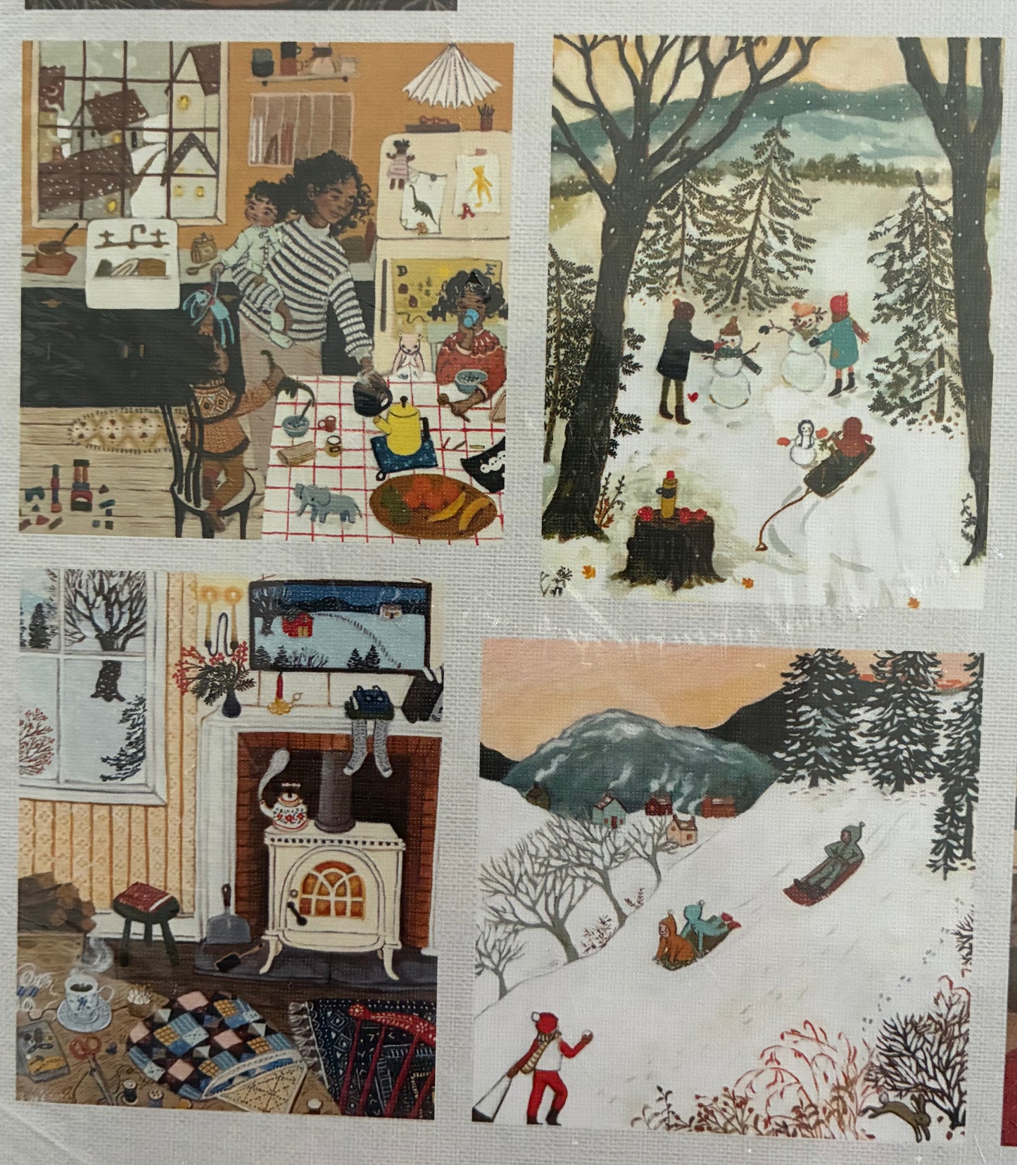 Loré Pemberton Advent Calendar - Set of 24 Mini Jigsaw Puzzles (100 Piece)
