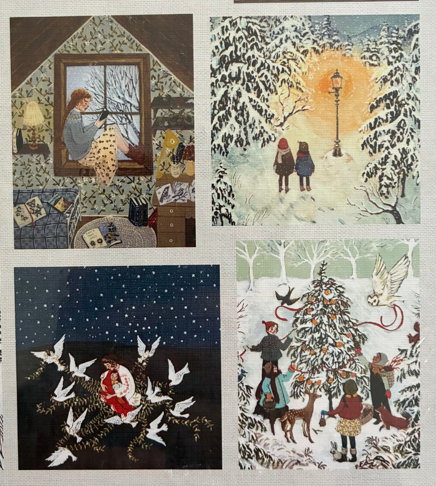 Loré Pemberton Advent Calendar - Set of 24 Mini Jigsaw Puzzles (100 Piece)