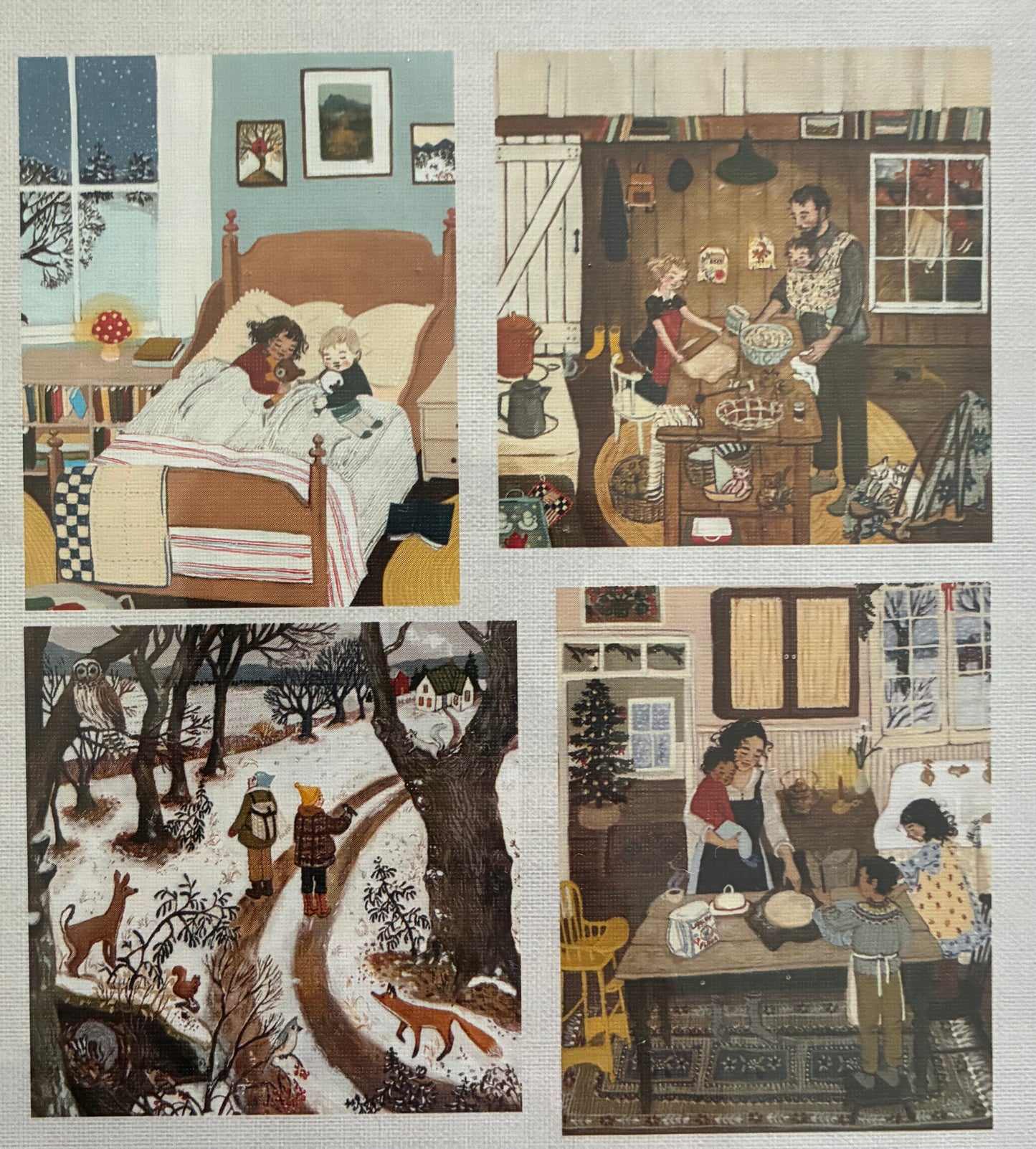Loré Pemberton Advent Calendar - Set of 24 Mini Jigsaw Puzzles (100 Piece)