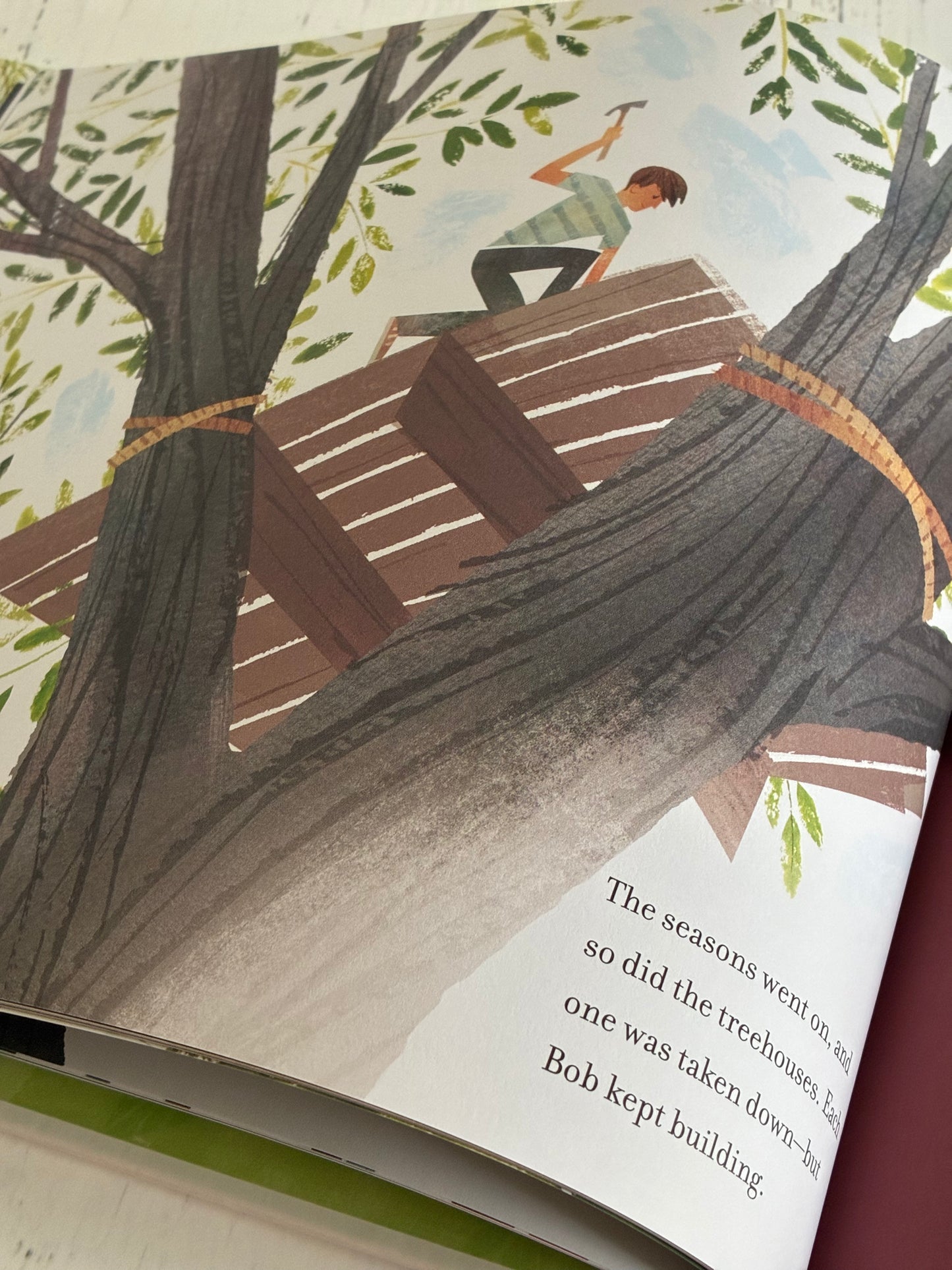 Up in the Leaves: The True Story of the Central Park Treehouses by Shira Boss
