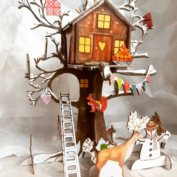Christmas Treehouse Pop & Slot 3D Advent Calendar