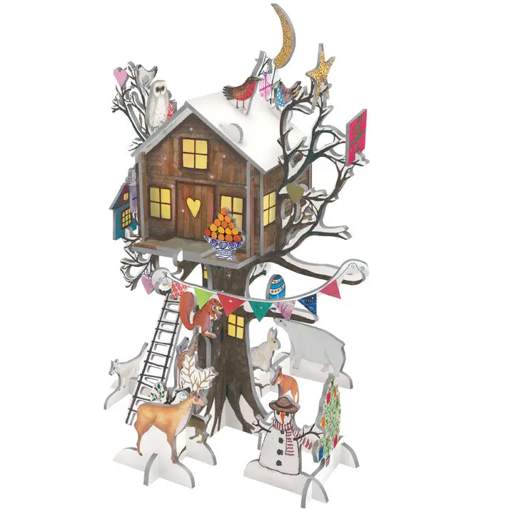 Christmas Treehouse Pop & Slot 3D Advent Calendar