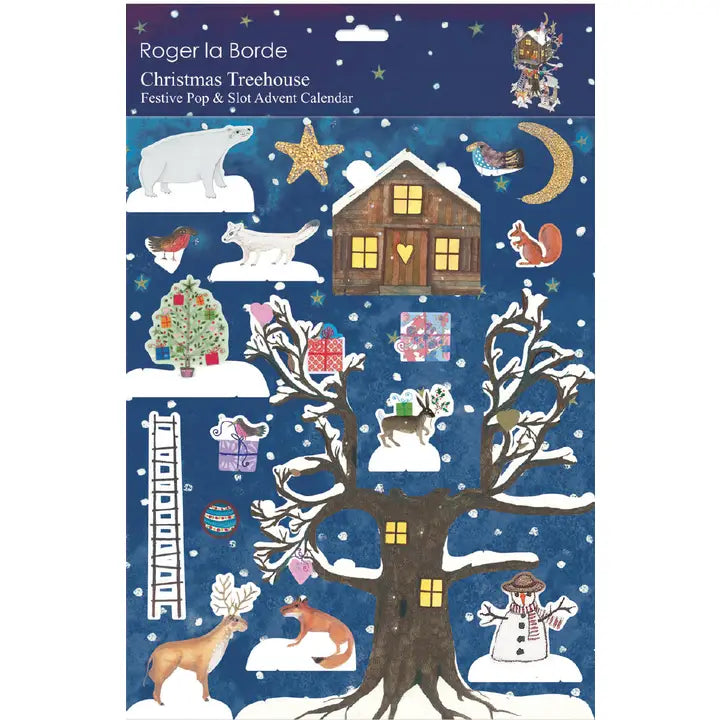 Christmas Treehouse Pop & Slot 3D Advent Calendar