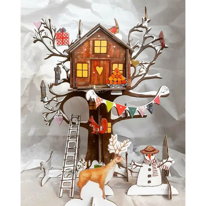Christmas Treehouse Pop & Slot 3D Advent Calendar