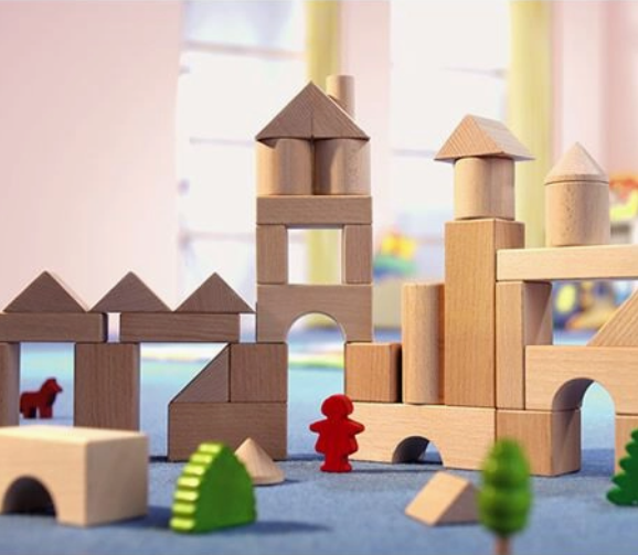 HABA Basic Starter Set Blocks - 26 Pieces (Made in Germany)