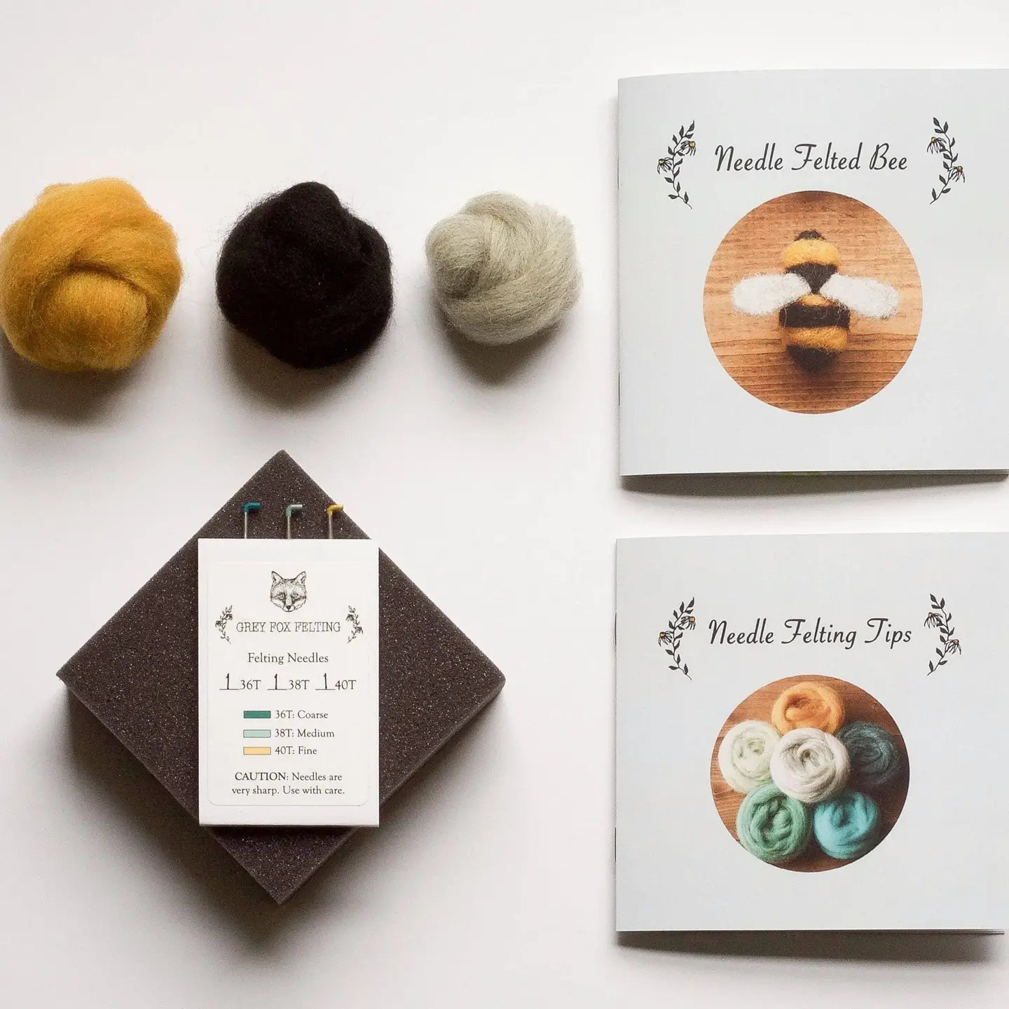 Bees - Needle Felting Kit - Beginner
