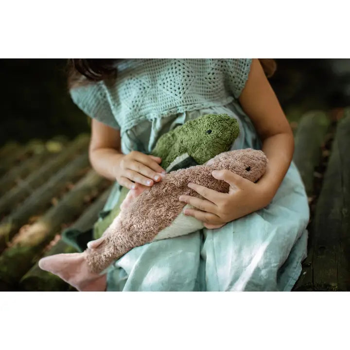 Senger Naturwelt Organic Cotton Cuddly Fish (Rosewood), Small