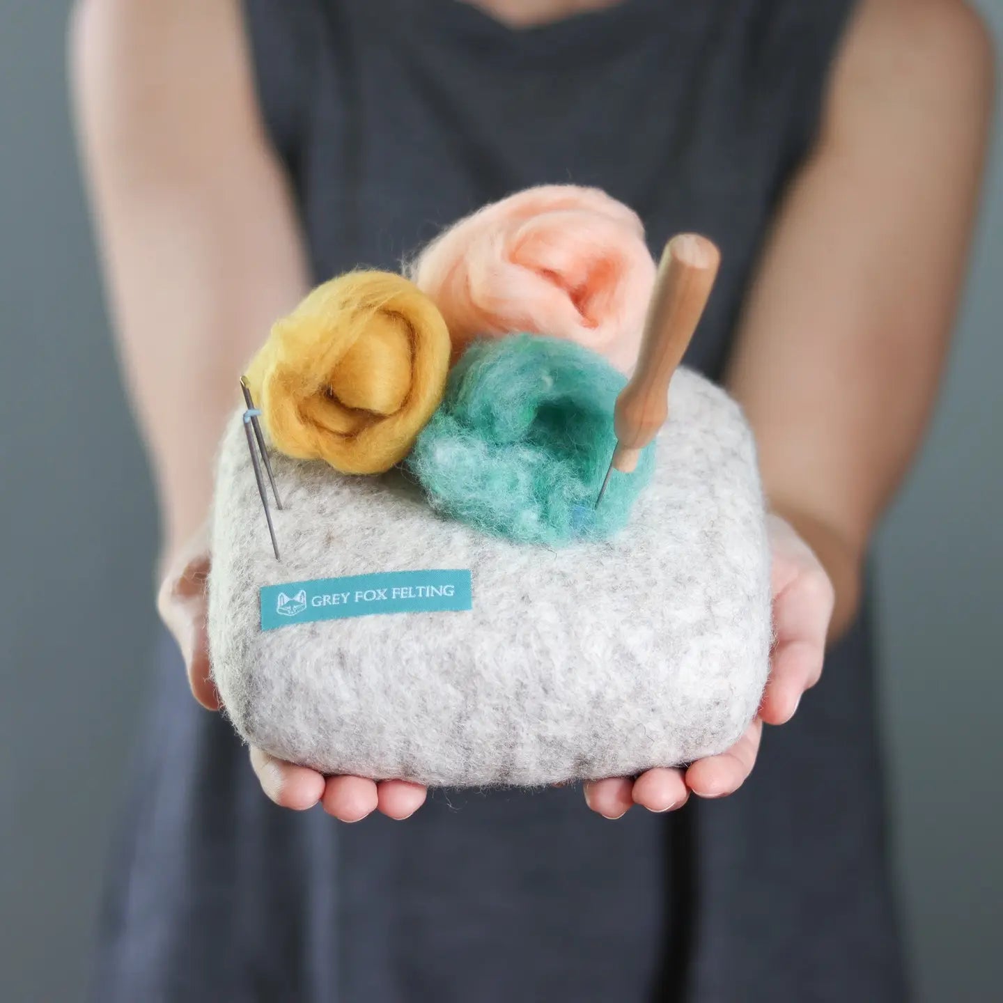 100% Pure Wool Needle Felting Mat - Small