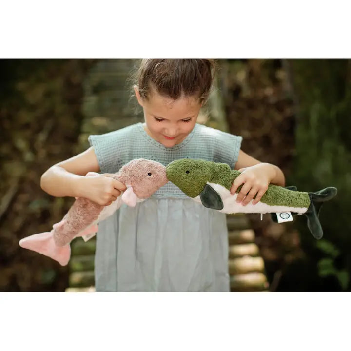 Senger Naturwelt Organic Cotton Cuddly Fish (Fir Green), Small