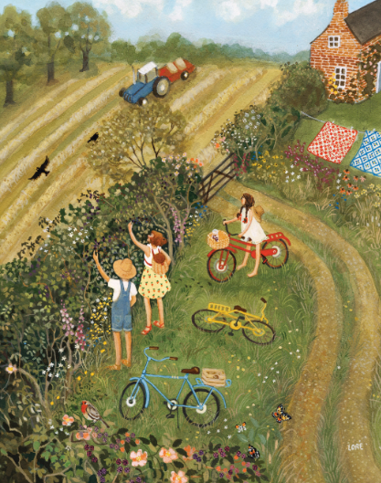 Along the Hedgerow Mini Puzzle (100 Piece)