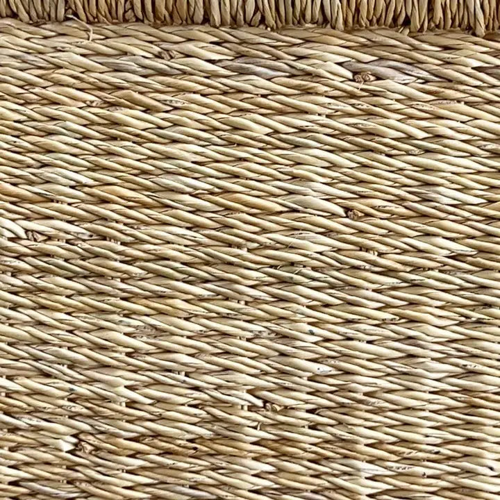 Natural No Leather Mini Round Basket - African Market Baskets