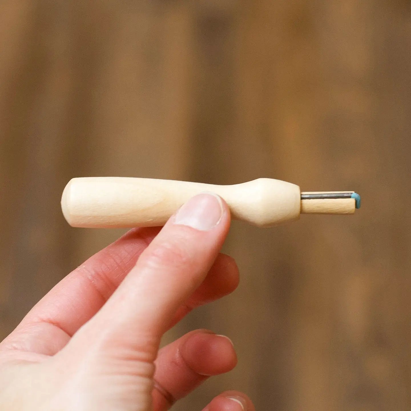 Wooden Handle For Single Felting Needle