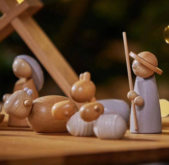 HABA Nativity Set 12 Piece Wooden Playset (Made in Germany)
