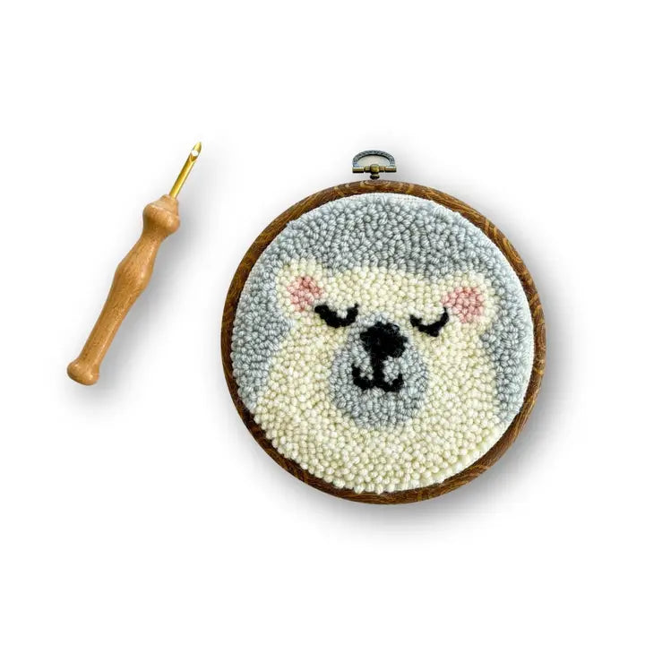 Polar Bear Punch Needle Kit