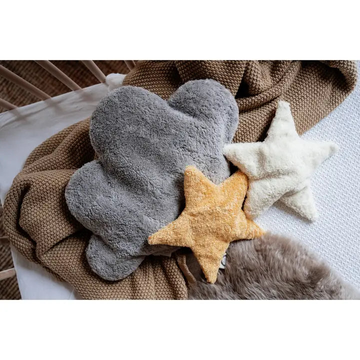 Senger Naturwelt Organic Cotton Warnming Cushion Star(Yellow)