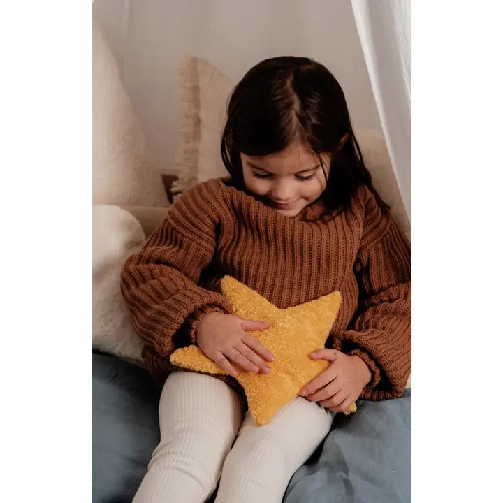 Senger Naturwelt Organic Cotton Warnming Cushion Star(Yellow)