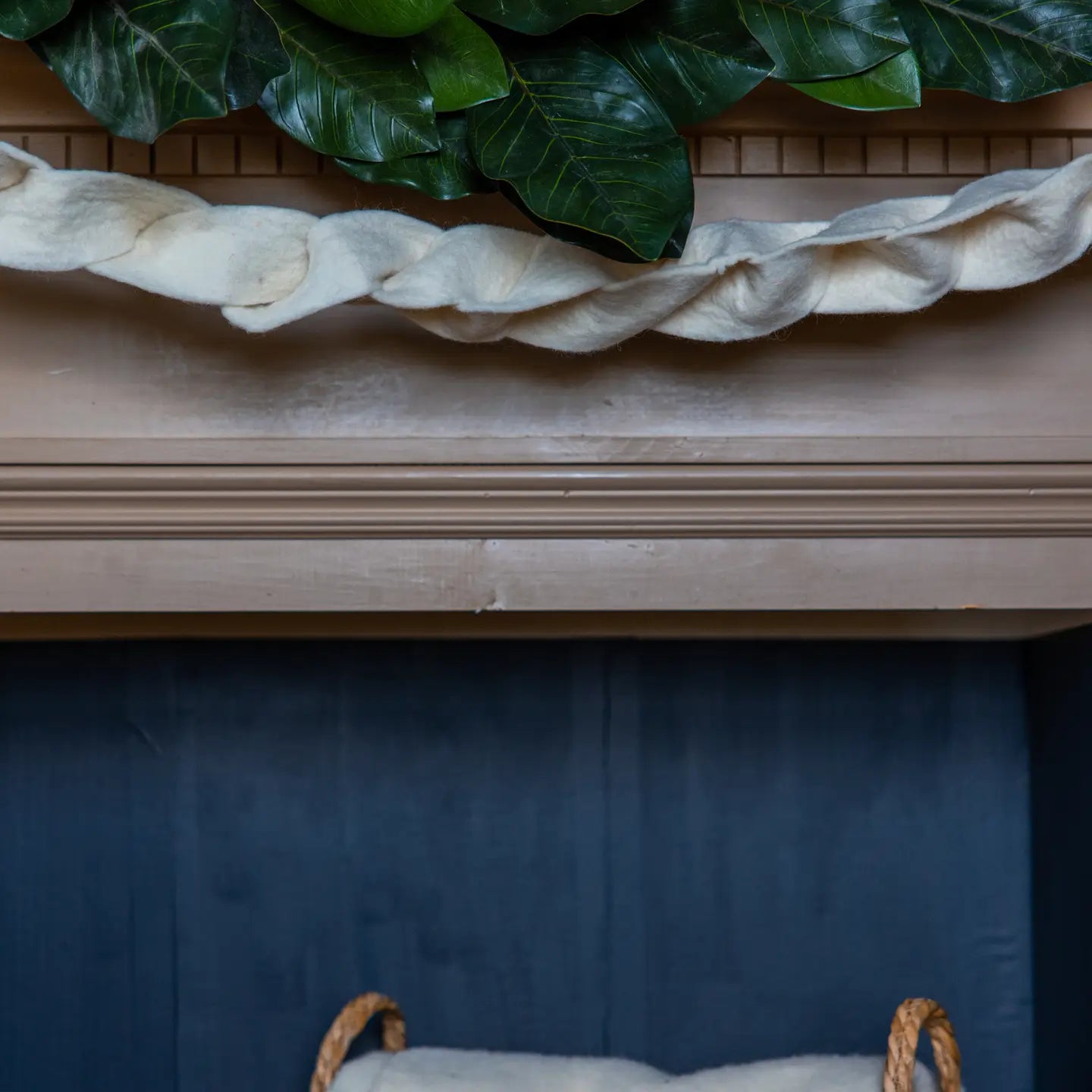 Large Twisted Winter Garland