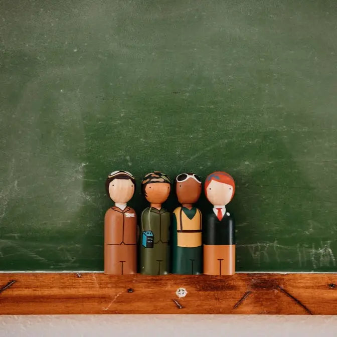 The Unsung Heroes of WWII Wooden Peg Dolls