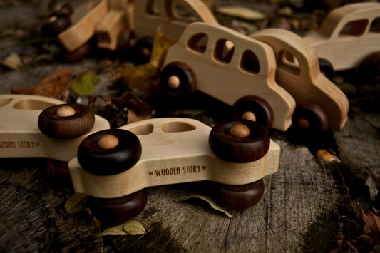 Wooden Story Little French Car