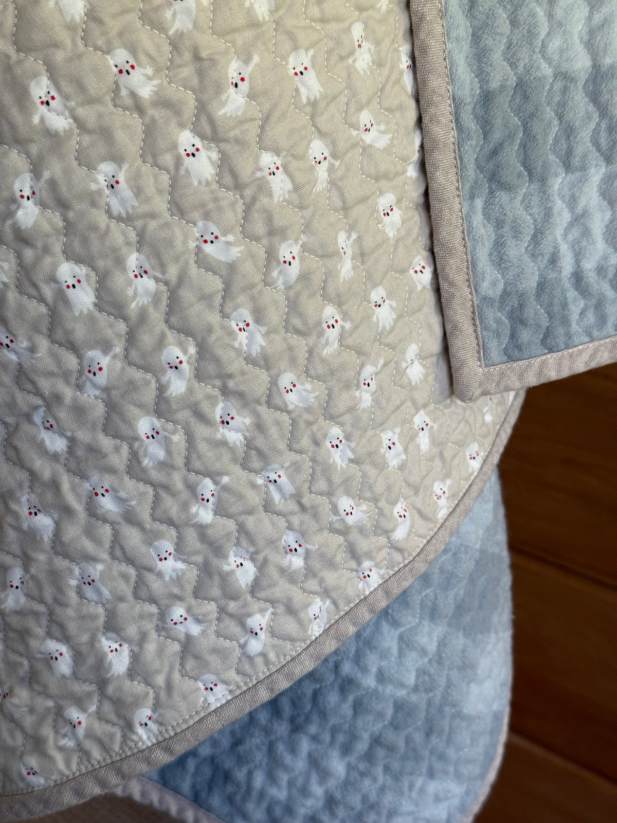 Kid Size Quilt - Little Ghosties