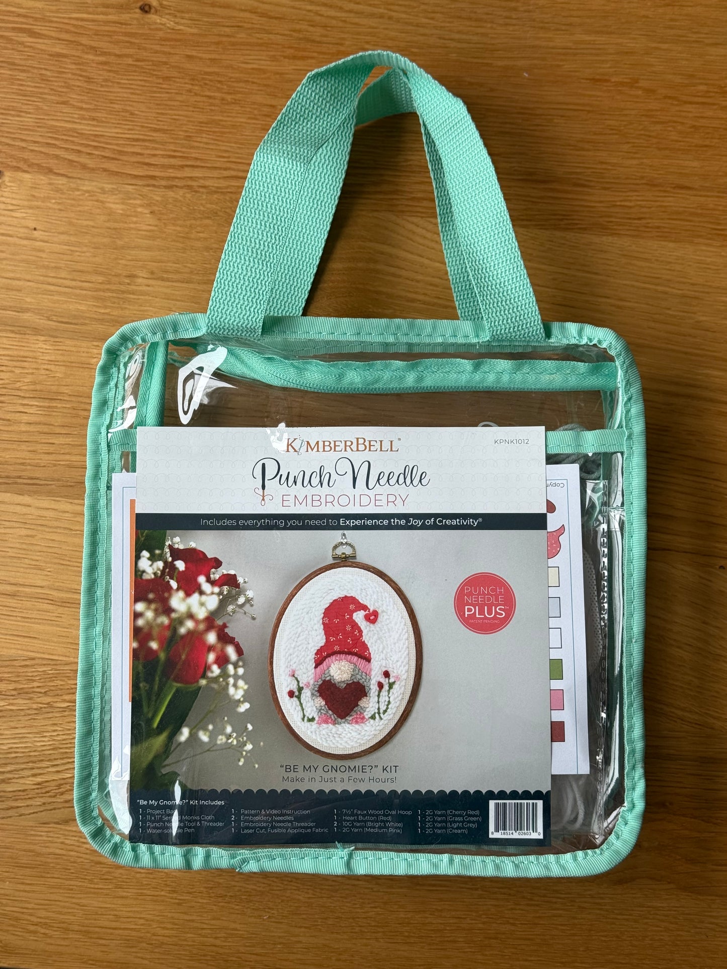 Be My Gnomie Punch Needle Embroidery Kit