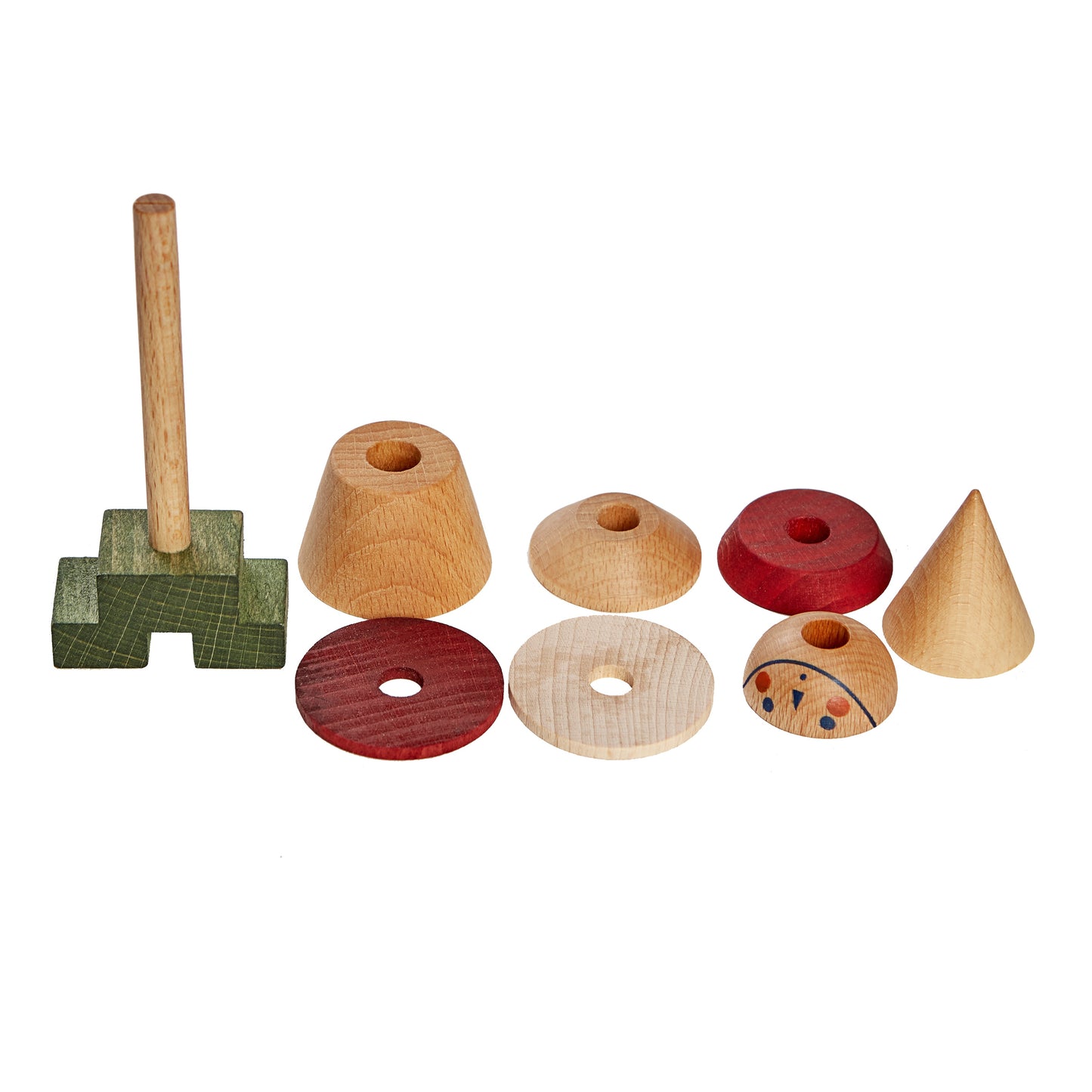 Wooden Story Stacking Toy Stick Fig No.04