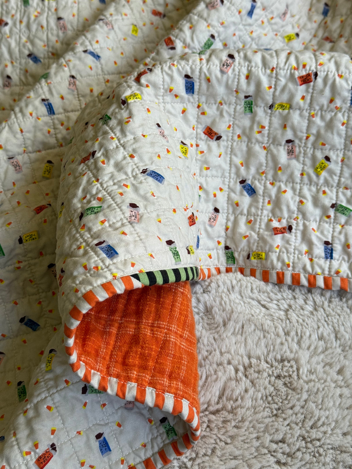 Kid Size Quilt - Trick or Treat