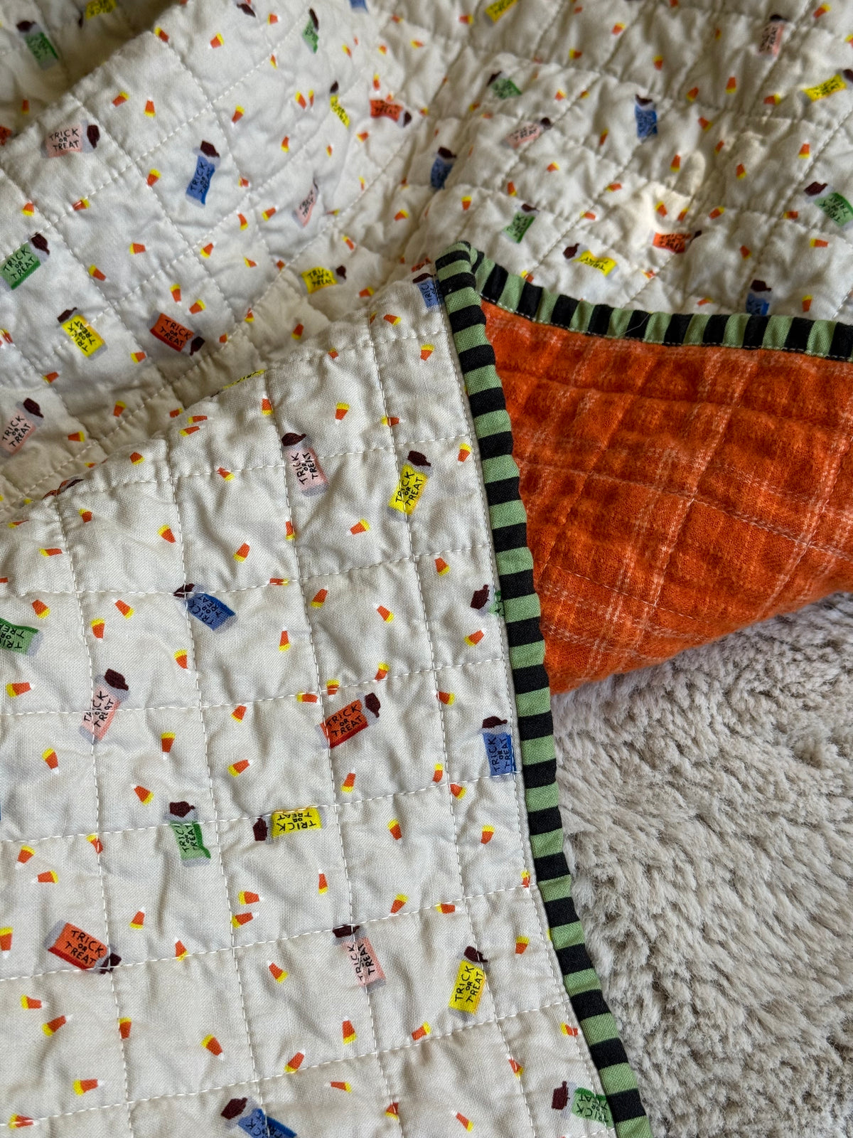 Kid Size Quilt - Trick or Treat