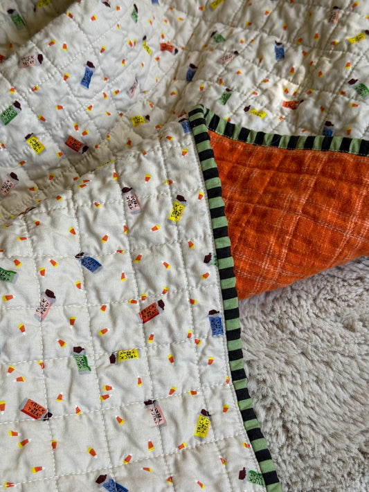 Kid Size Quilt - Trick or Treat