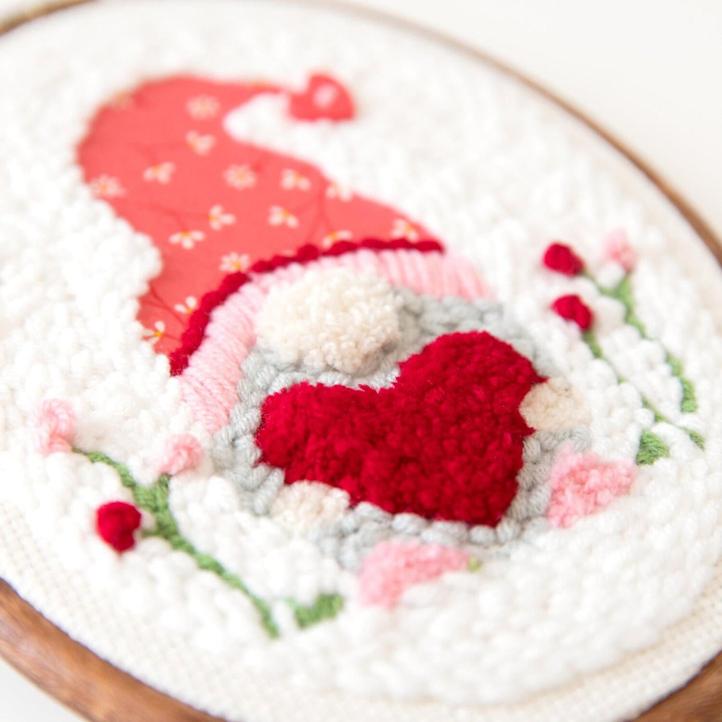 Be My Gnomie Punch Needle Embroidery Kit