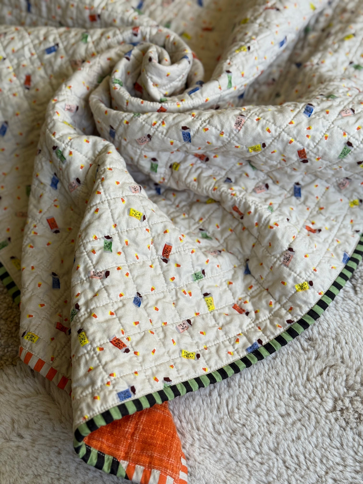 Kid Size Quilt - Trick or Treat