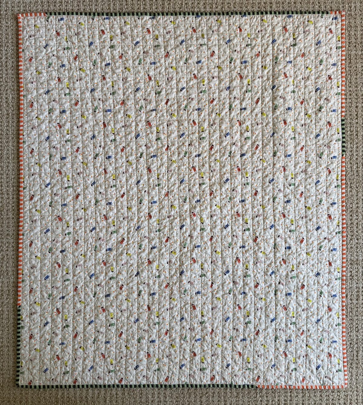 Kid Size Quilt - Trick or Treat
