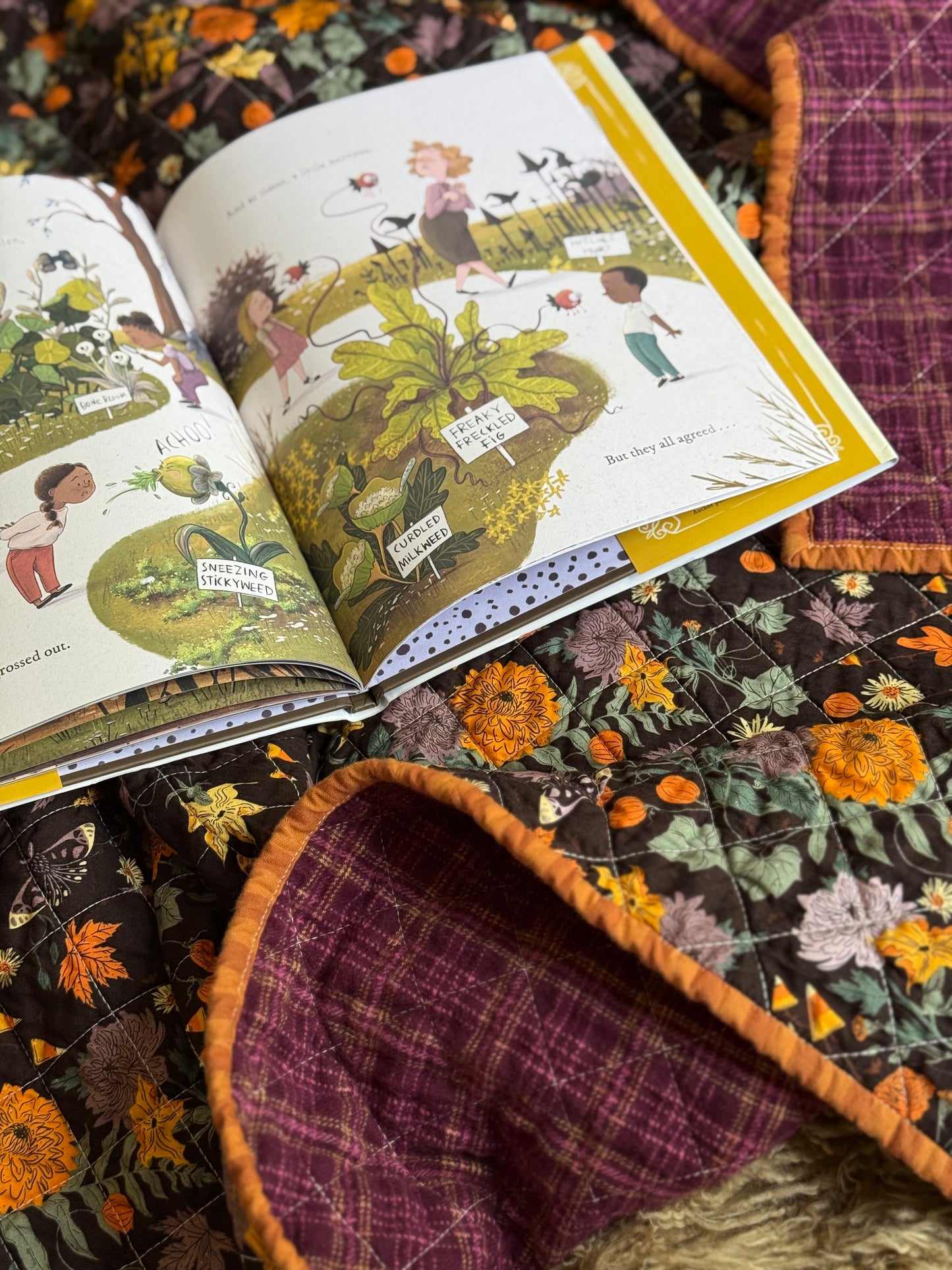 Book and Quilt Gift Set - Millie Fleur's Poison Gardn