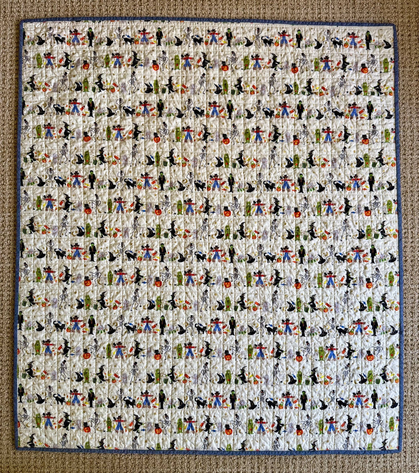 Kid Size Quilt - Halloween Parade