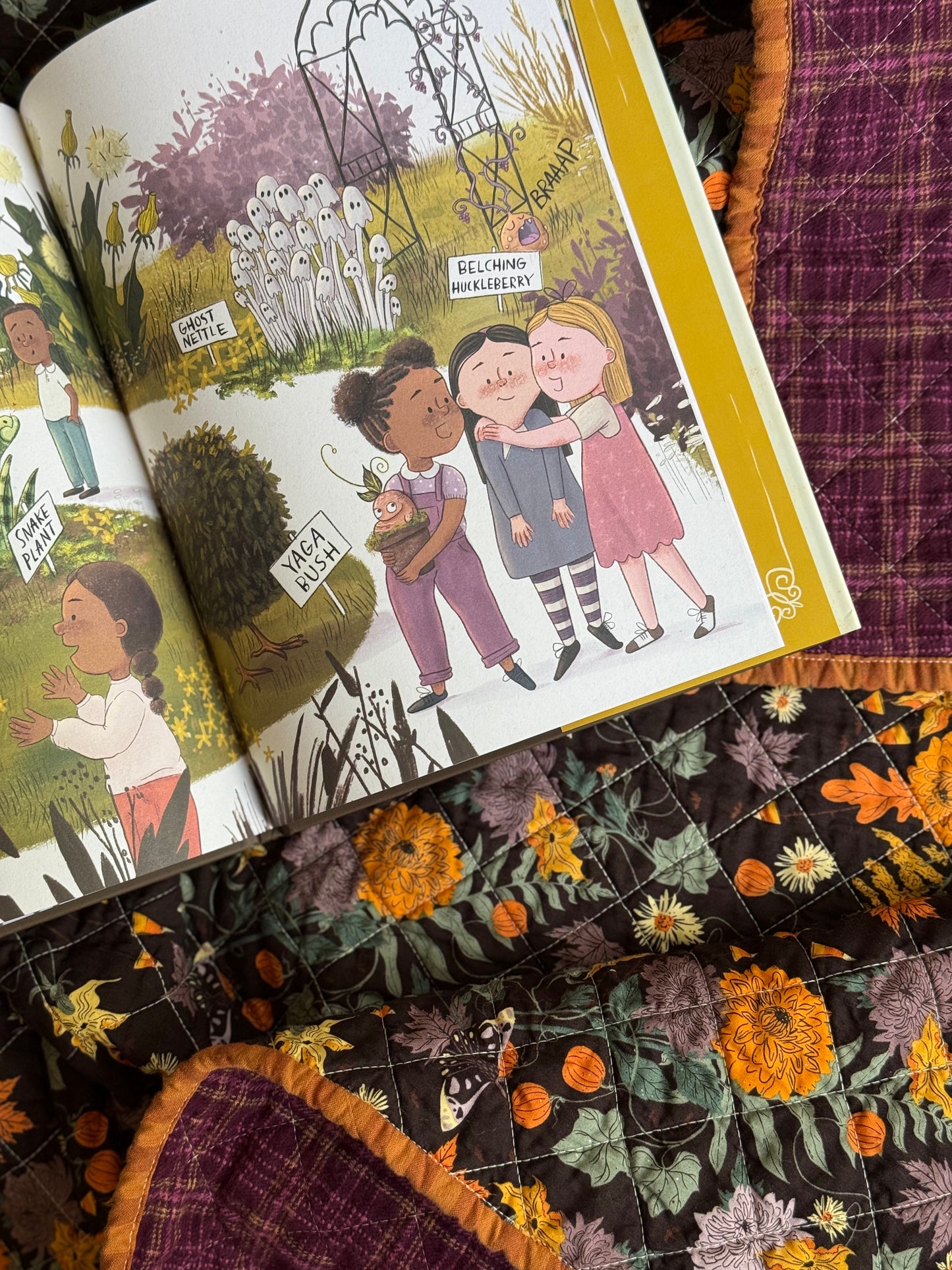 Book and Quilt Gift Set - Millie Fleur's Poison Gardn