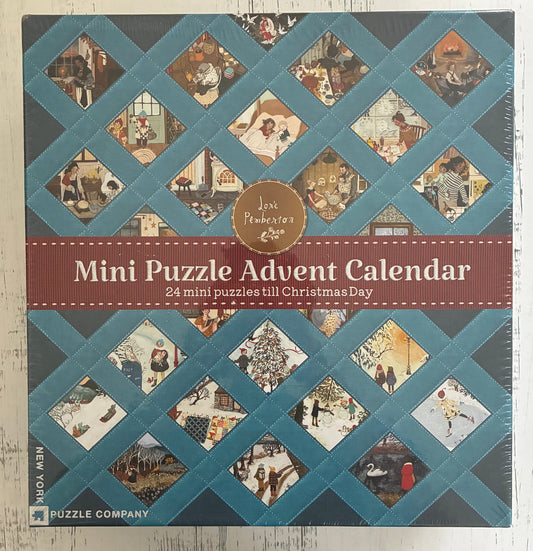 Loré Pemberton Advent Calendar - Set of 24 Mini Jigsaw Puzzles (100 Piece)