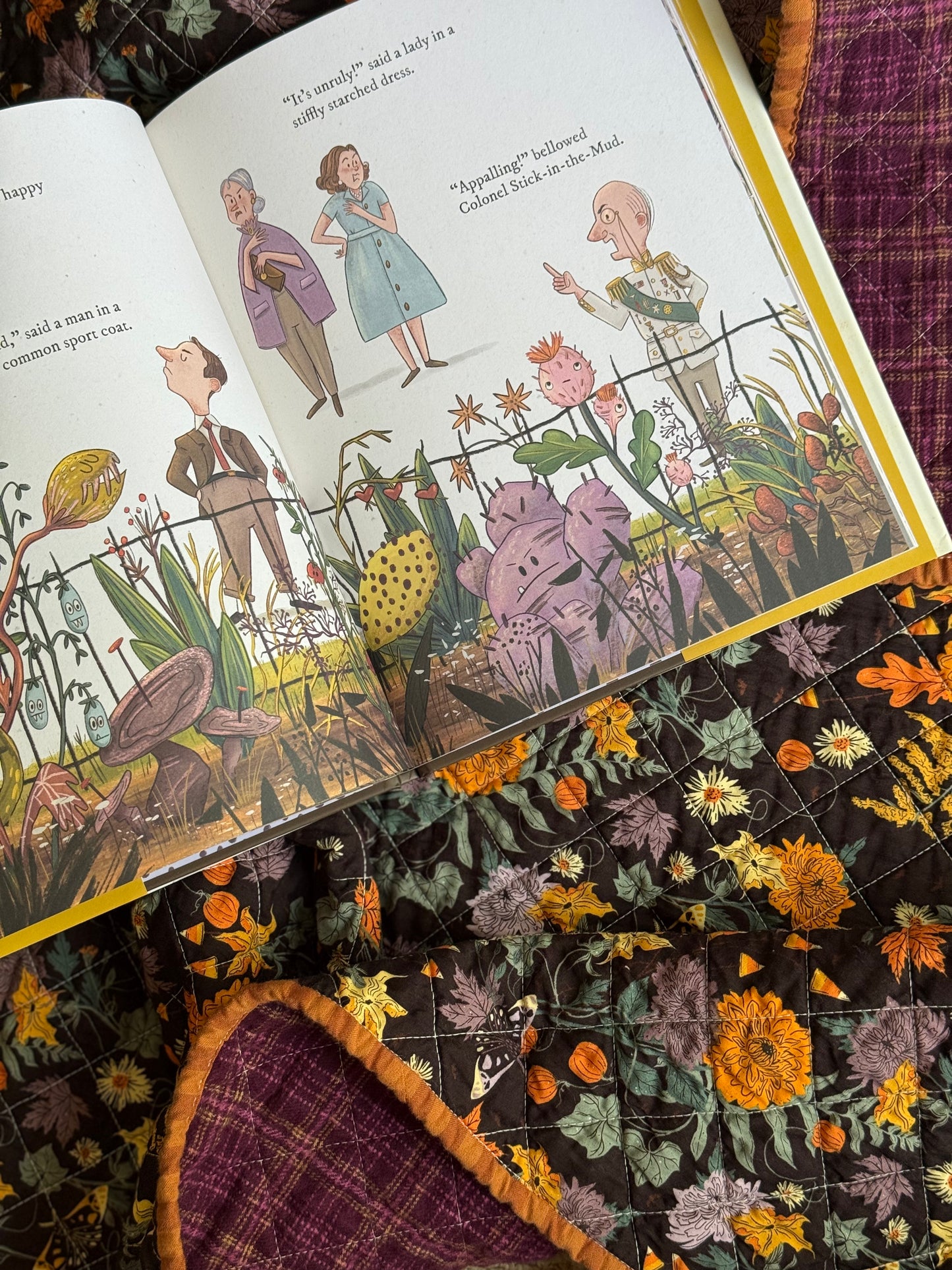 Book and Quilt Gift Set - Millie Fleur's Poison Gardn