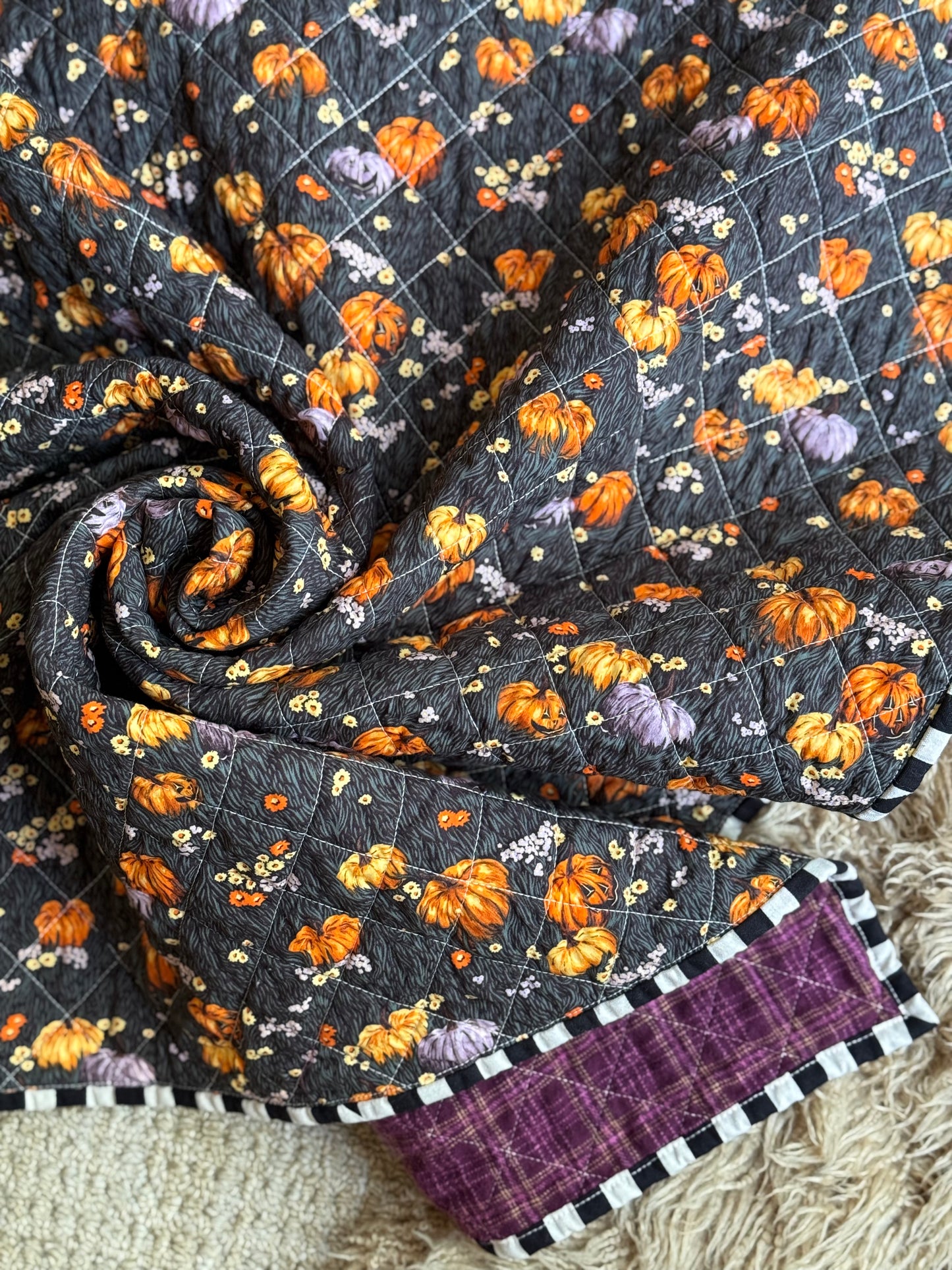 Book and Quilt Gift Set - Millie Fleur's Pumpkin Problem