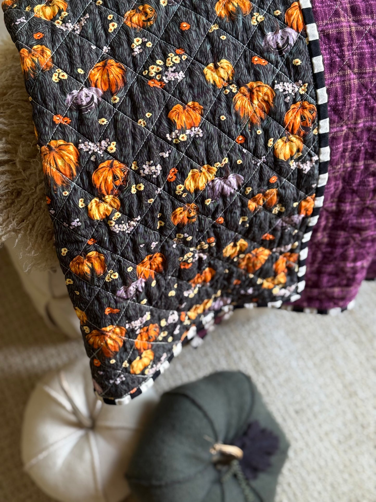 Book and Quilt Gift Set - Millie Fleur's Pumpkin Problem