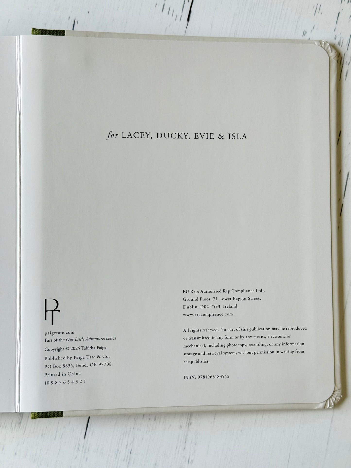 Our Little Adventure at Christmas: Featuring Foundational Language Concepts and Lessons on the Joy of Giving by Tabitha Paige