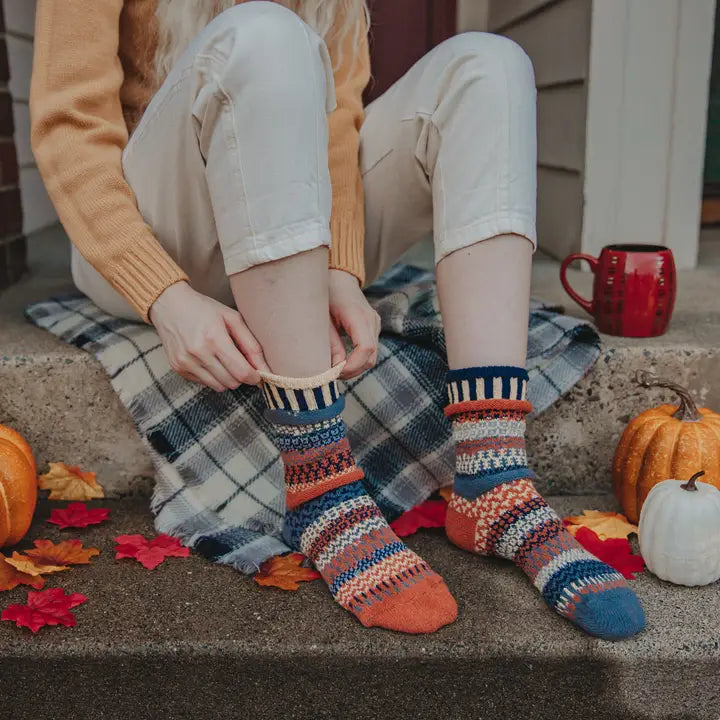 Nutmeg Crew Socks | Eco-Friendly & Made in the USA