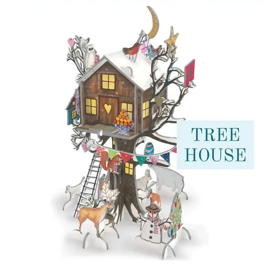 Christmas Treehouse Pop & Slot 3D Advent Calendar