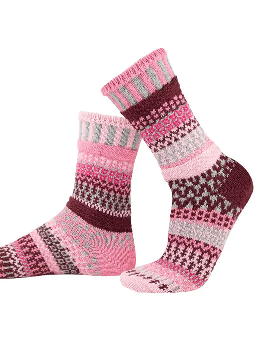 Alpenrose Crew Socks I Gives Back To Breast Cancer Survivors